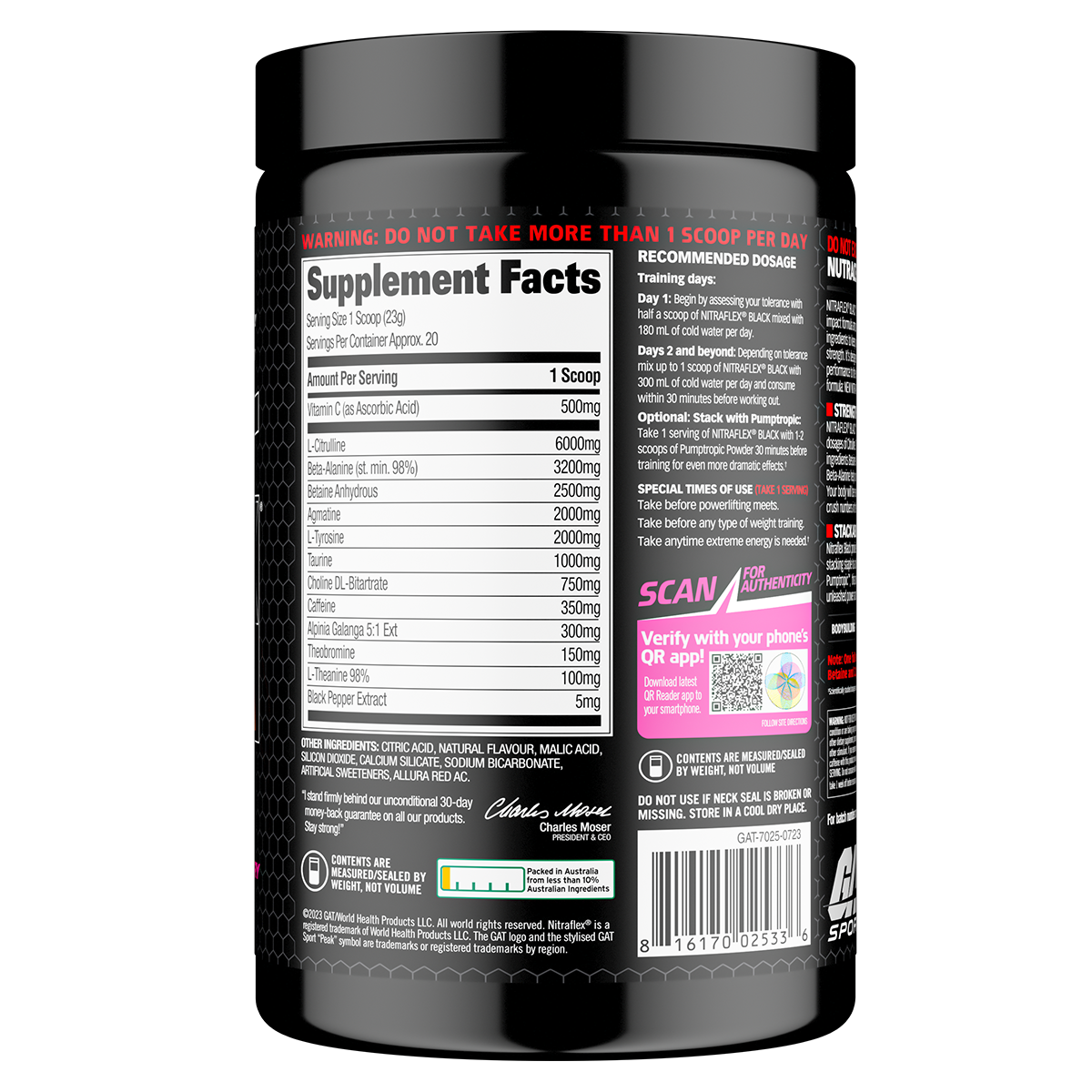 GAT Nitraflex Black