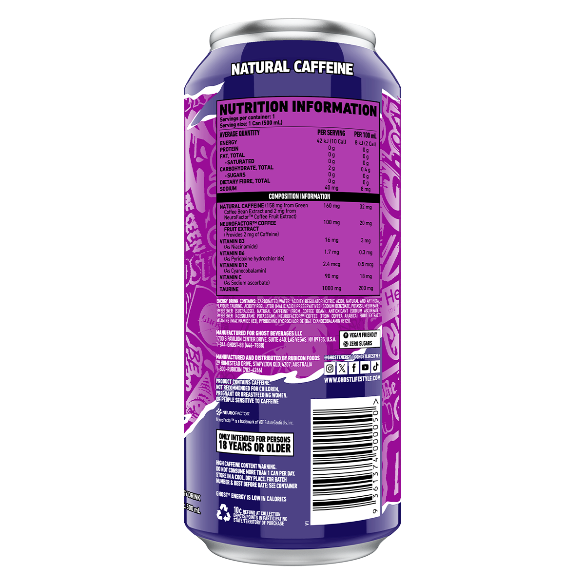 Ghost Energy Variety 4pck