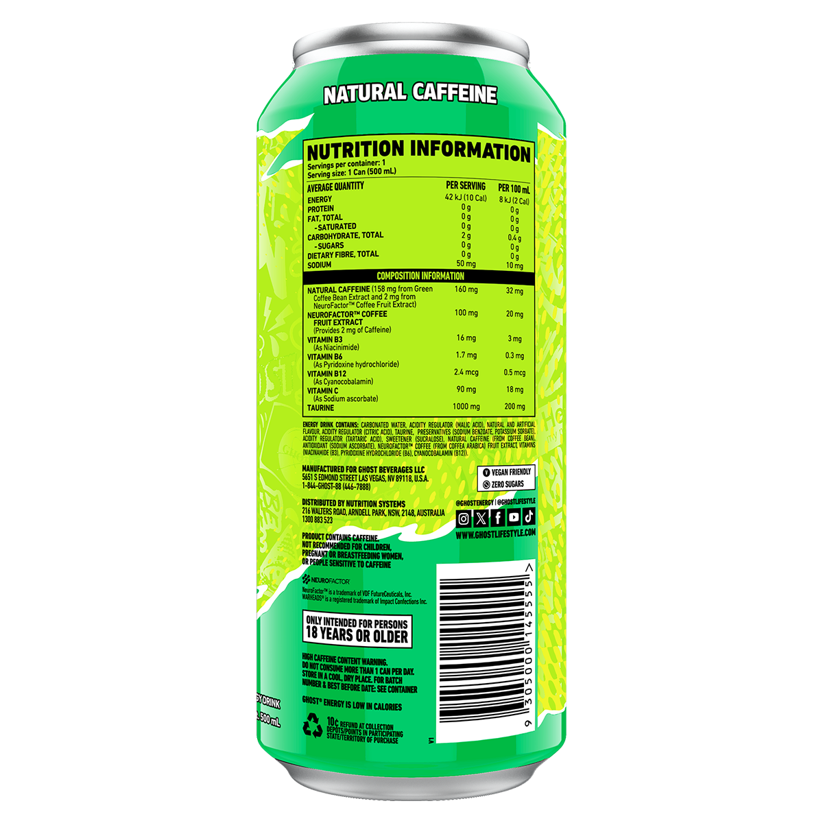 Ghost Energy Variety 4pck