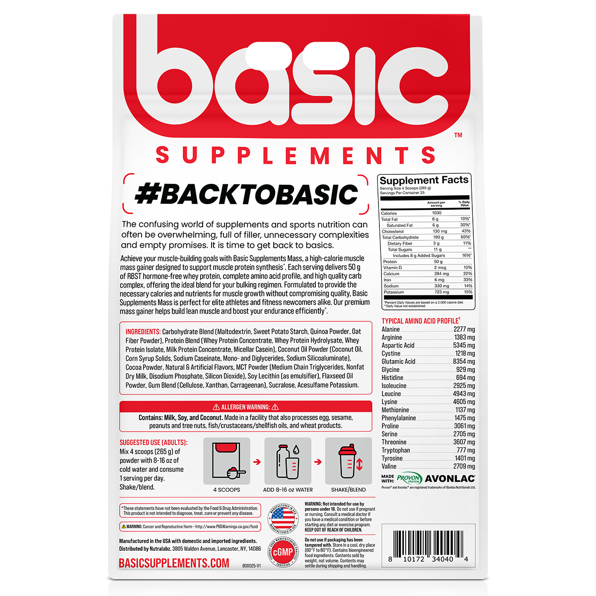 Basic Supps Mass