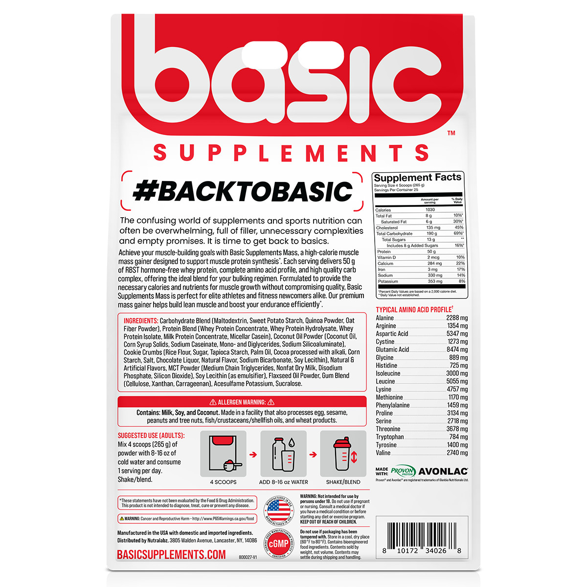 Basic Supps Mass