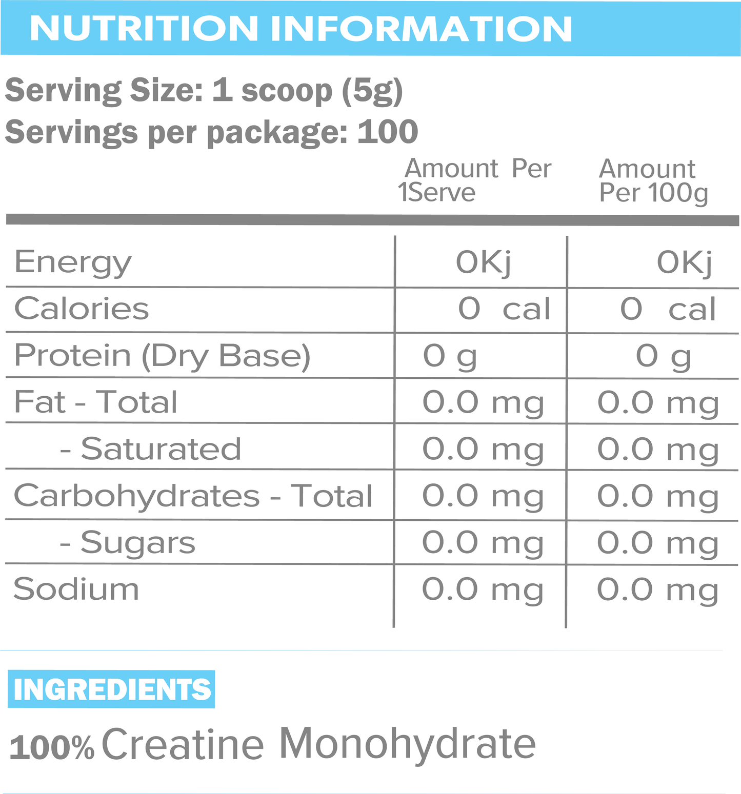 Primabolics Creatine Monohydrate