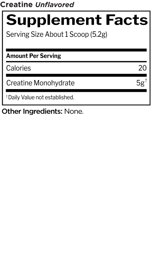 Rule 1 Creatine